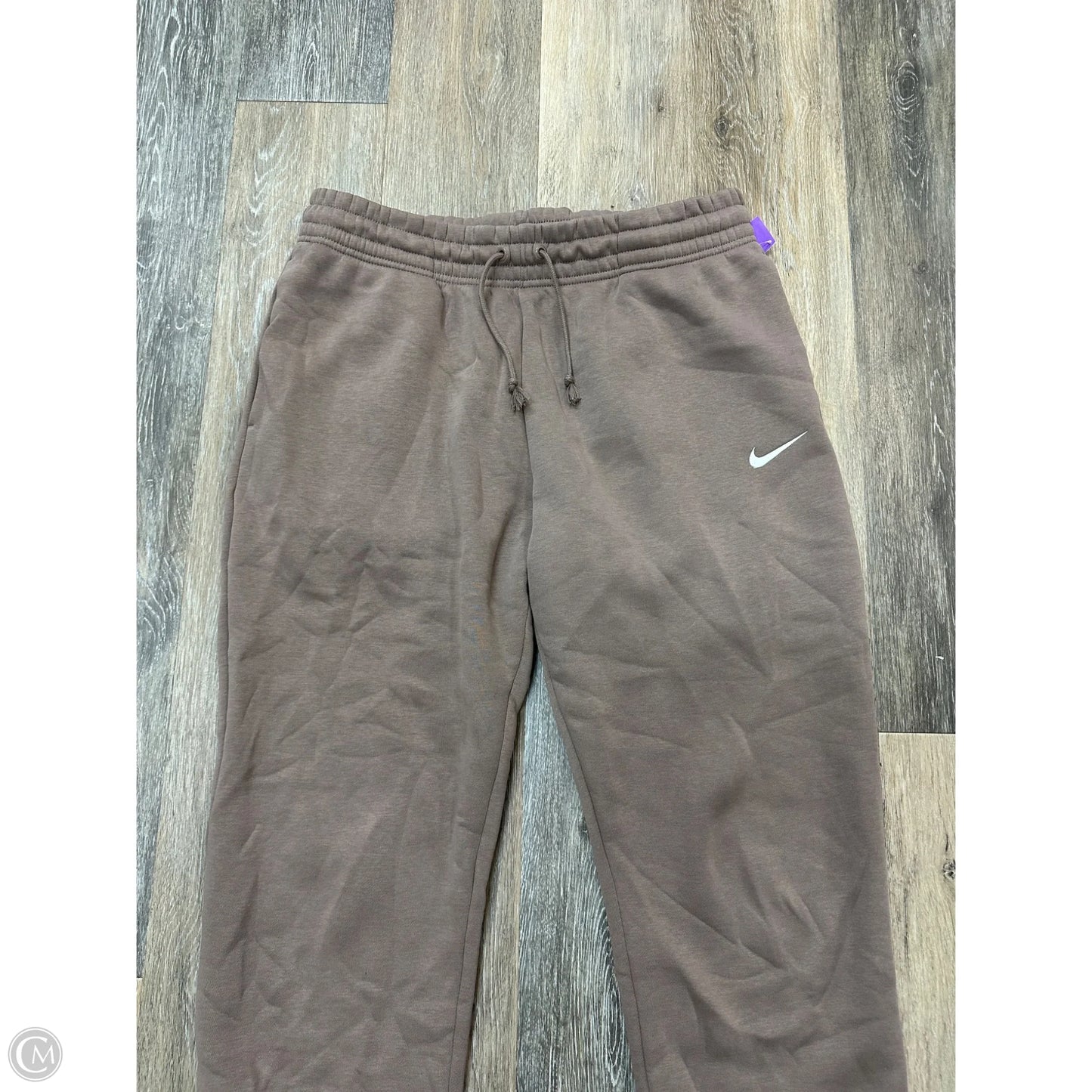 Athletic Pants By Nike Apparel In Brown, Size: L