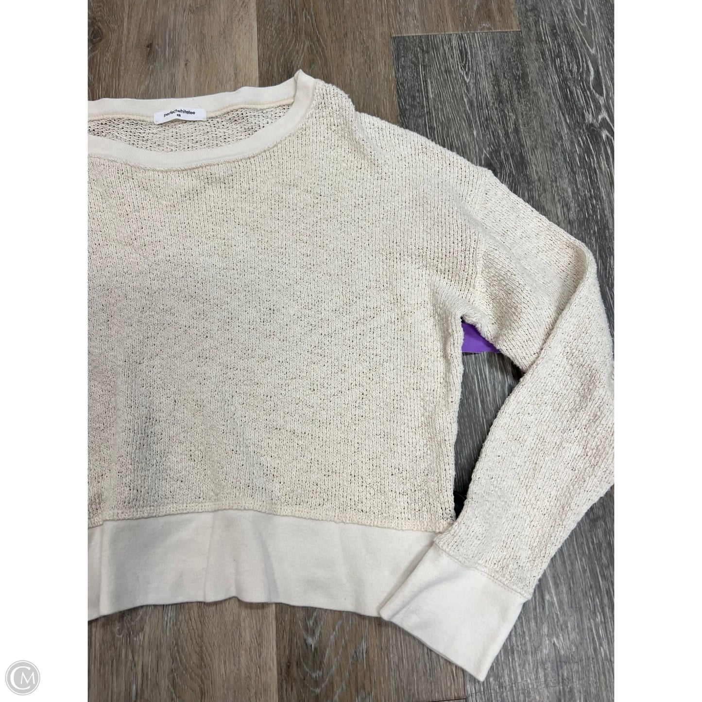 Sweater By Perfect White Tee In Cream, Size: Xs