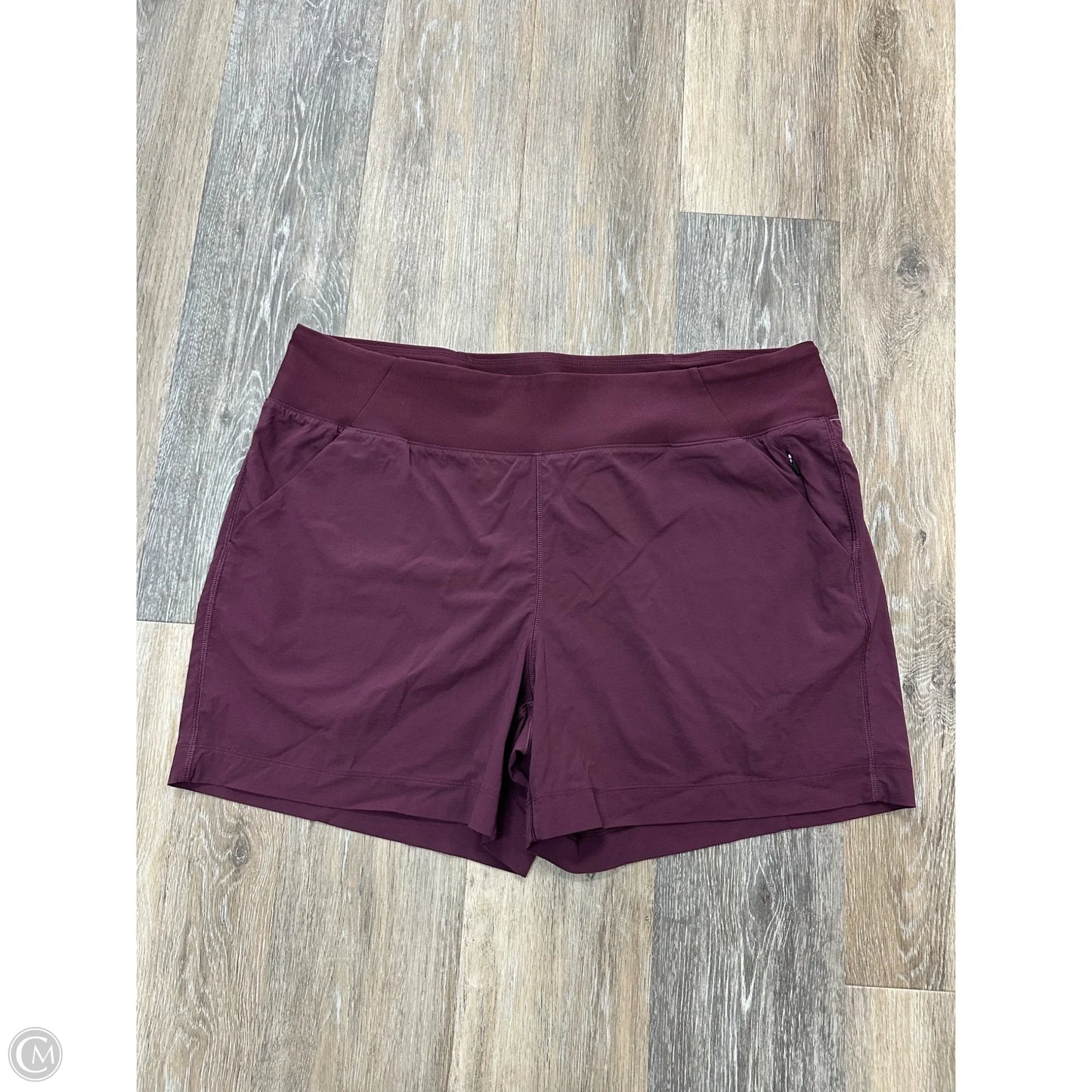 Athletic Shorts By Prana In Maroon, Size: Xxl