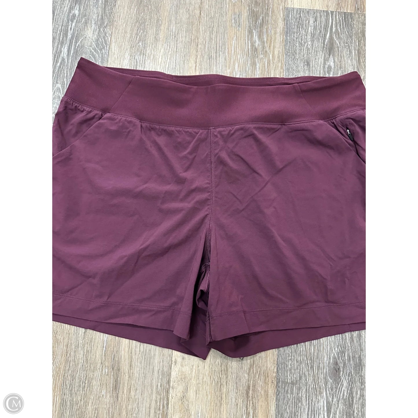 Athletic Shorts By Prana In Maroon, Size: Xxl