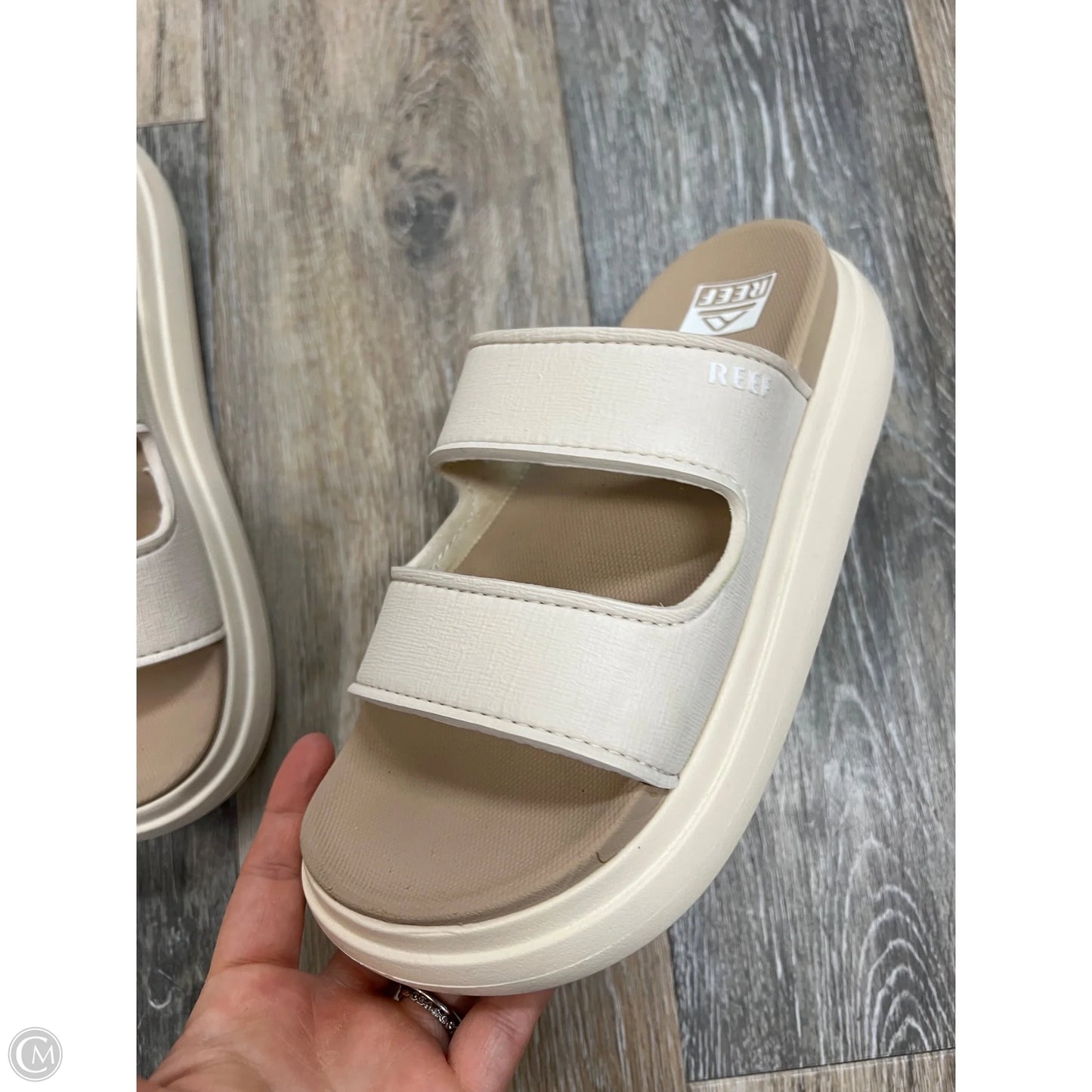 Sandals Heels Platform By Reef In Brown, Size: 7