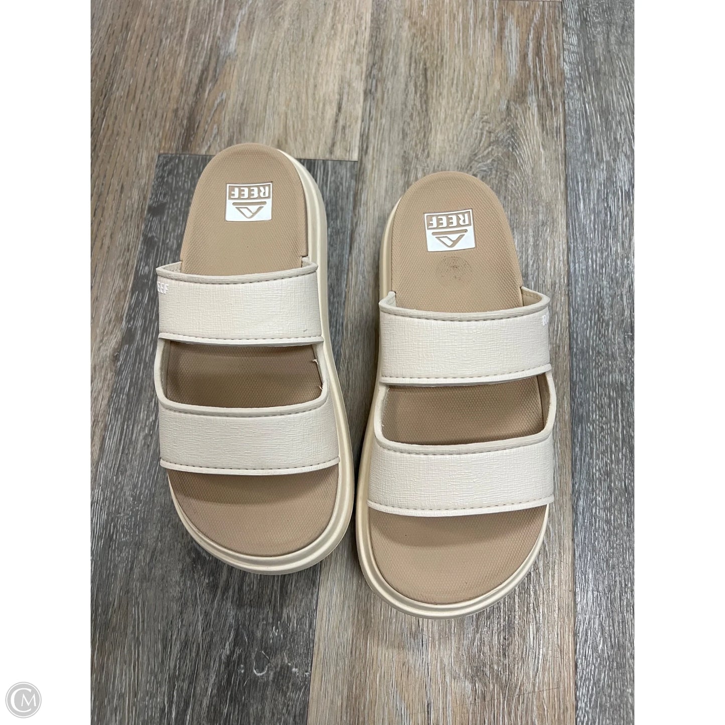 Sandals Heels Platform By Reef In Brown, Size: 7