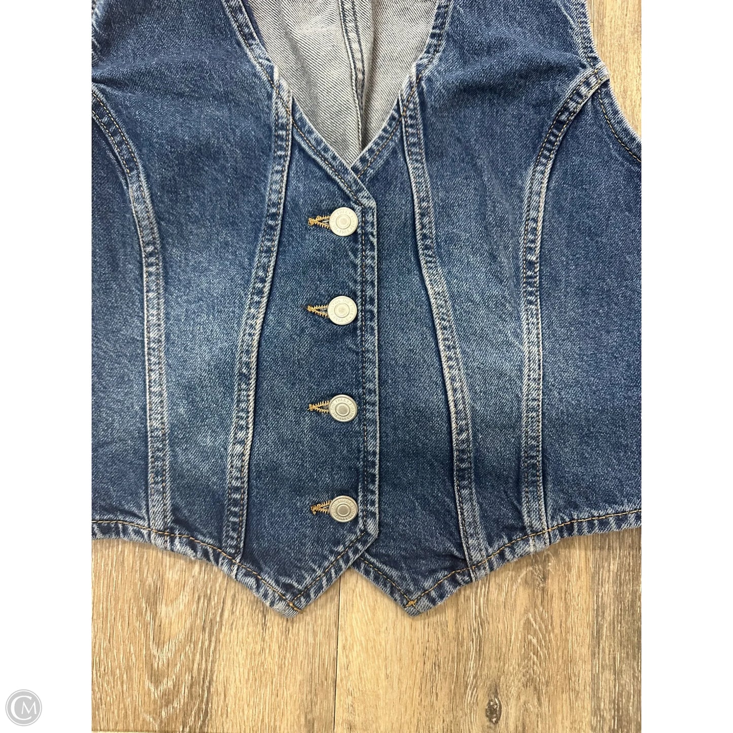 Vest Other By We The Free In Blue Denim, Size: M