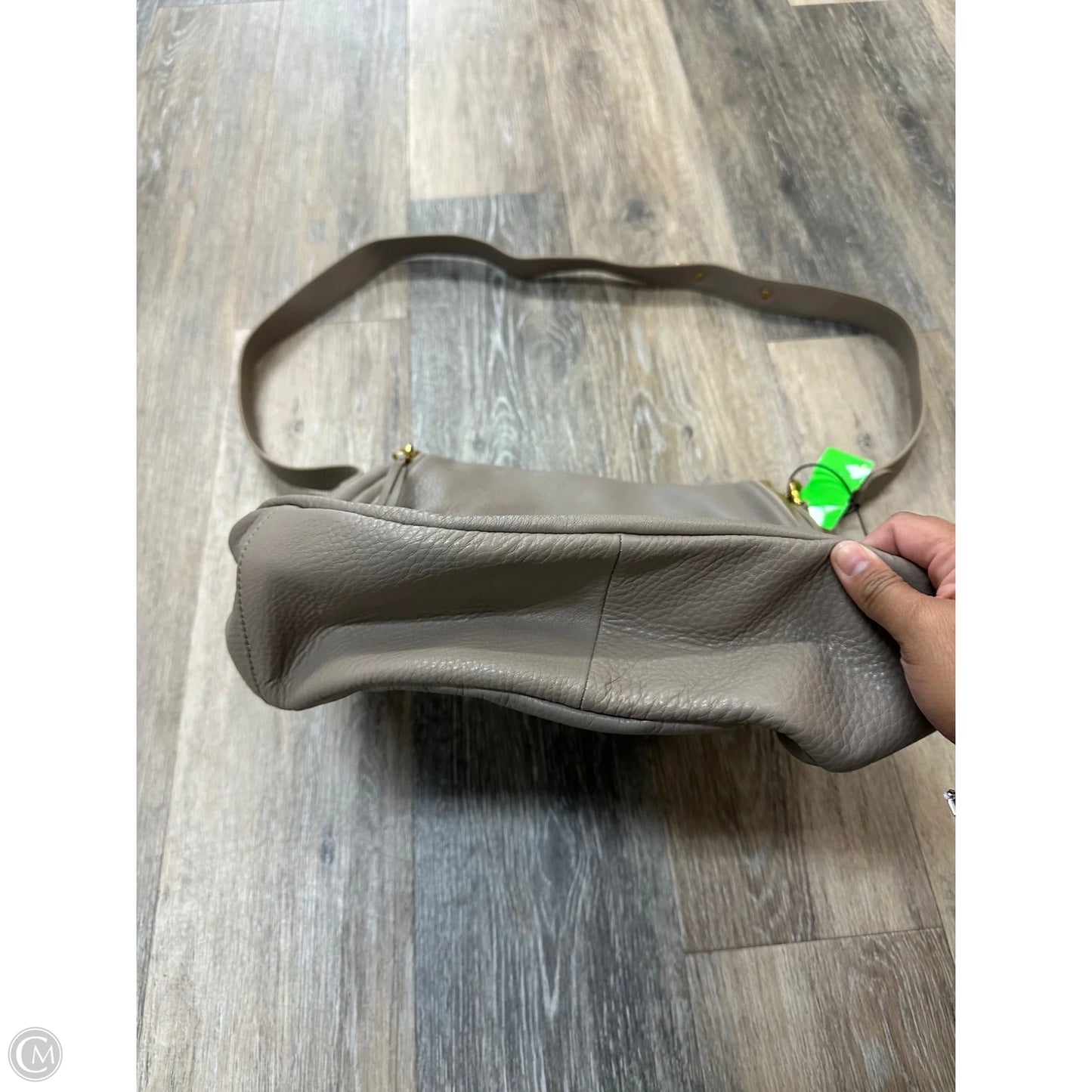 Handbag Leather By Hobo Intl, Size: Large