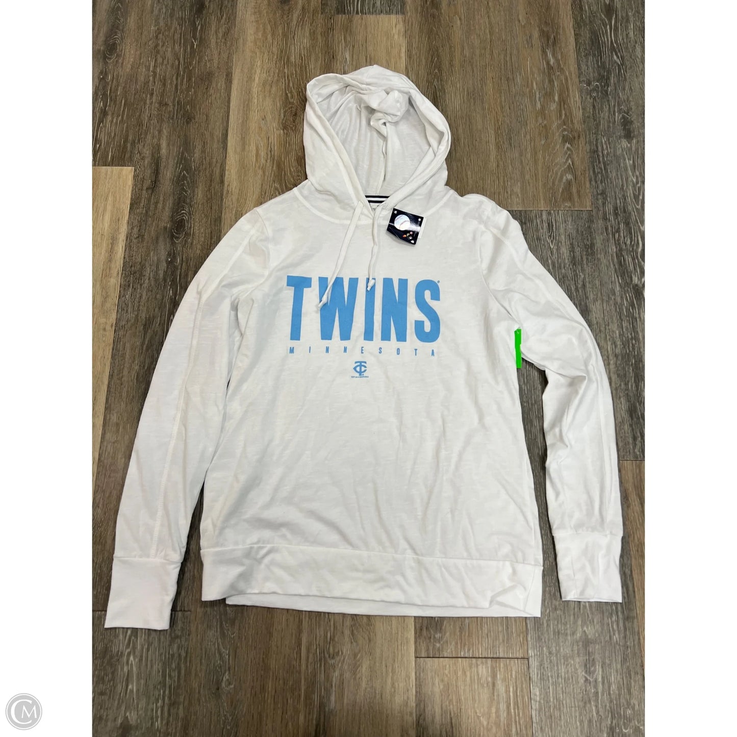 Athletic Top Long Sleeve By Soft as a Grape In White, Size: S