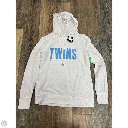 Athletic Top Long Sleeve By Soft as a Grape In White, Size: S