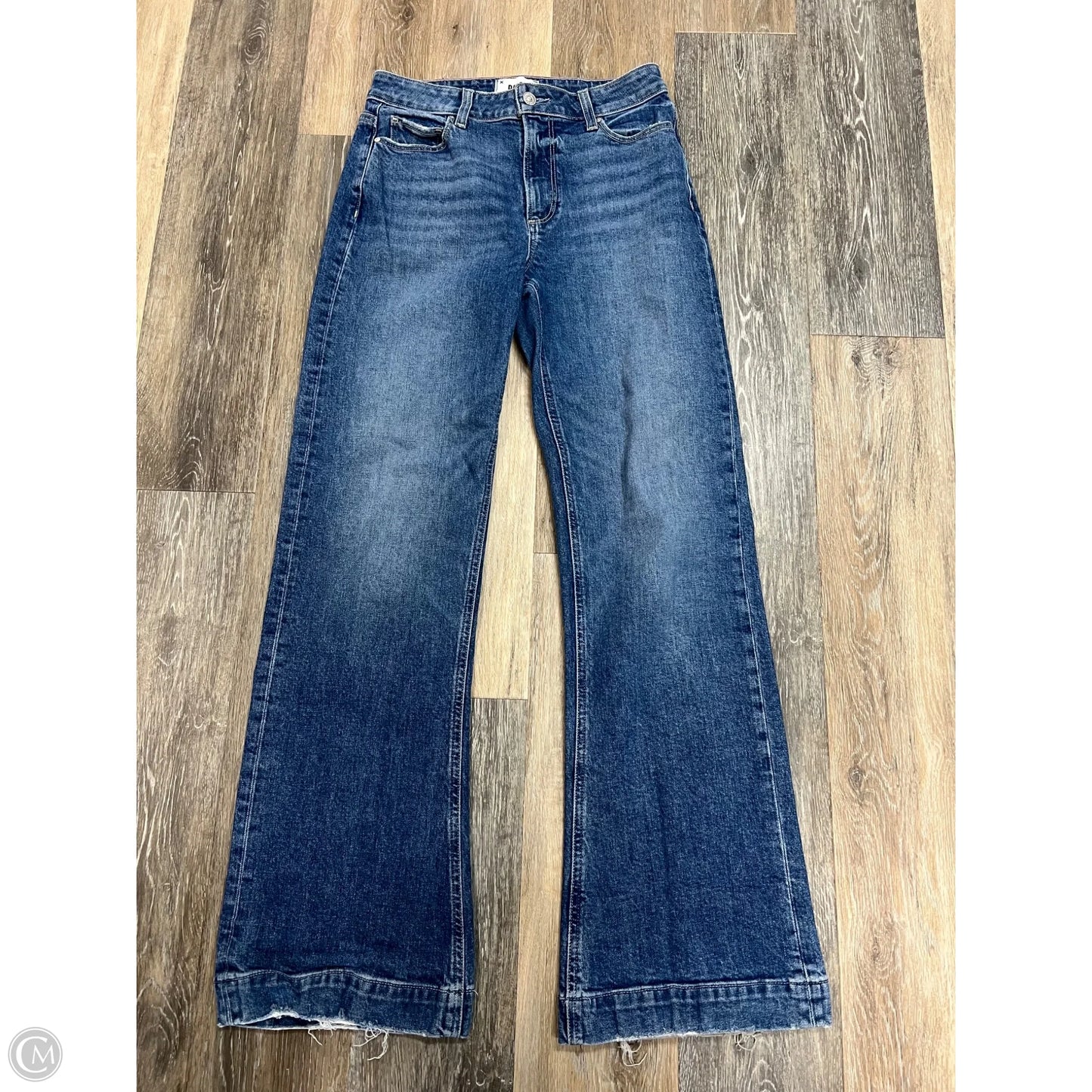 Jeans Wide Leg By Paige In Blue Denim, Size: 2