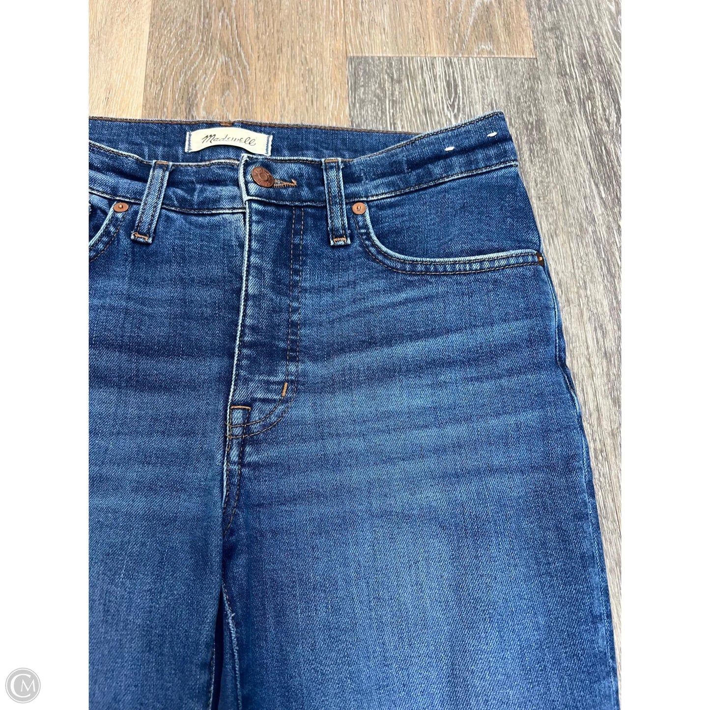 Jeans Boot Cut By Madewell In Blue Denim, Size: 4/27