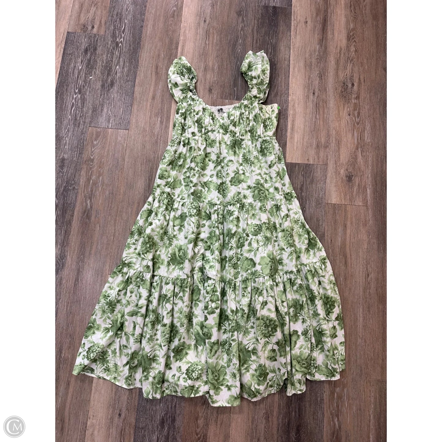 Dress Casual Maxi By Abercrombie And Fitch In Green, Size: L