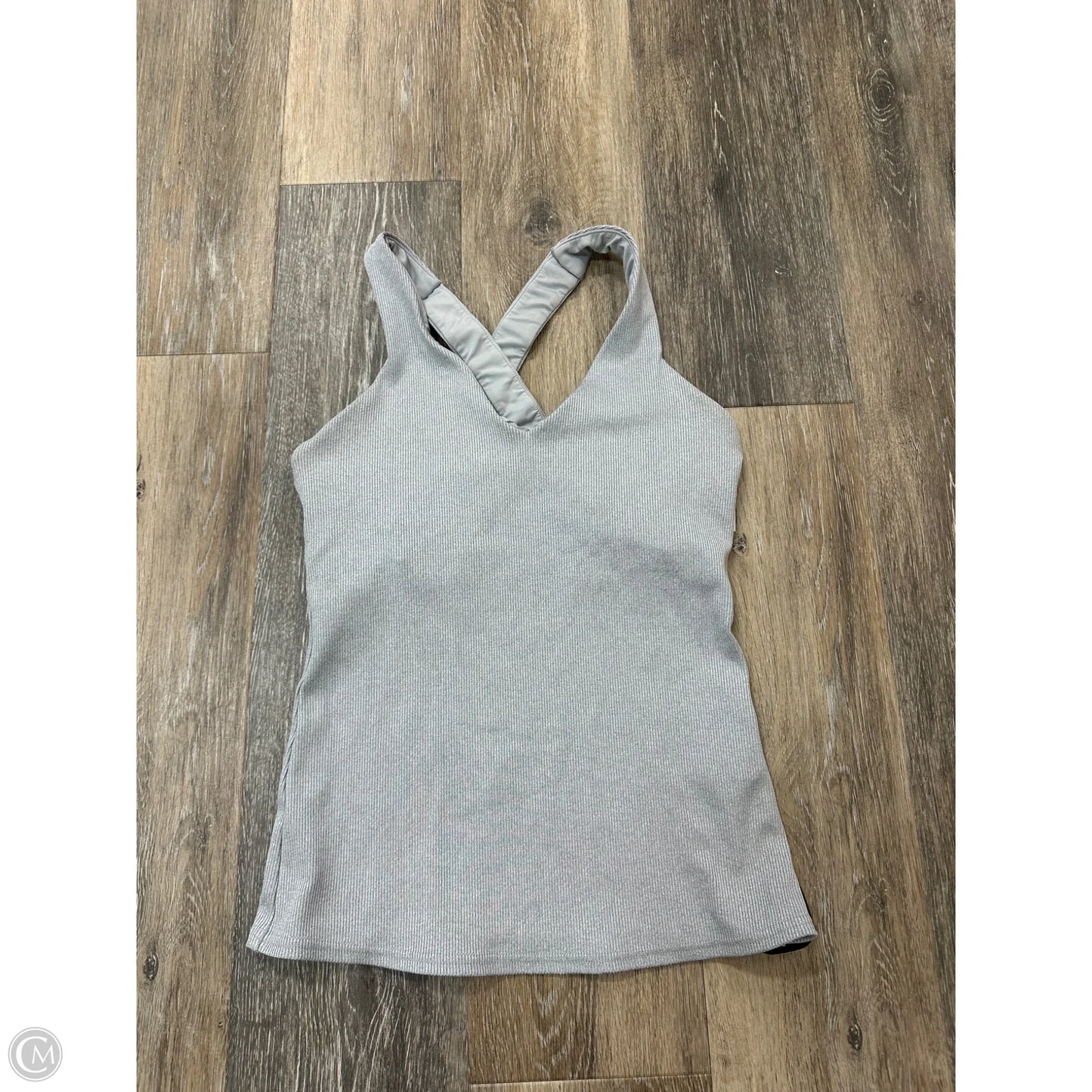Athletic Tank Top By Alo In Grey, Size: M