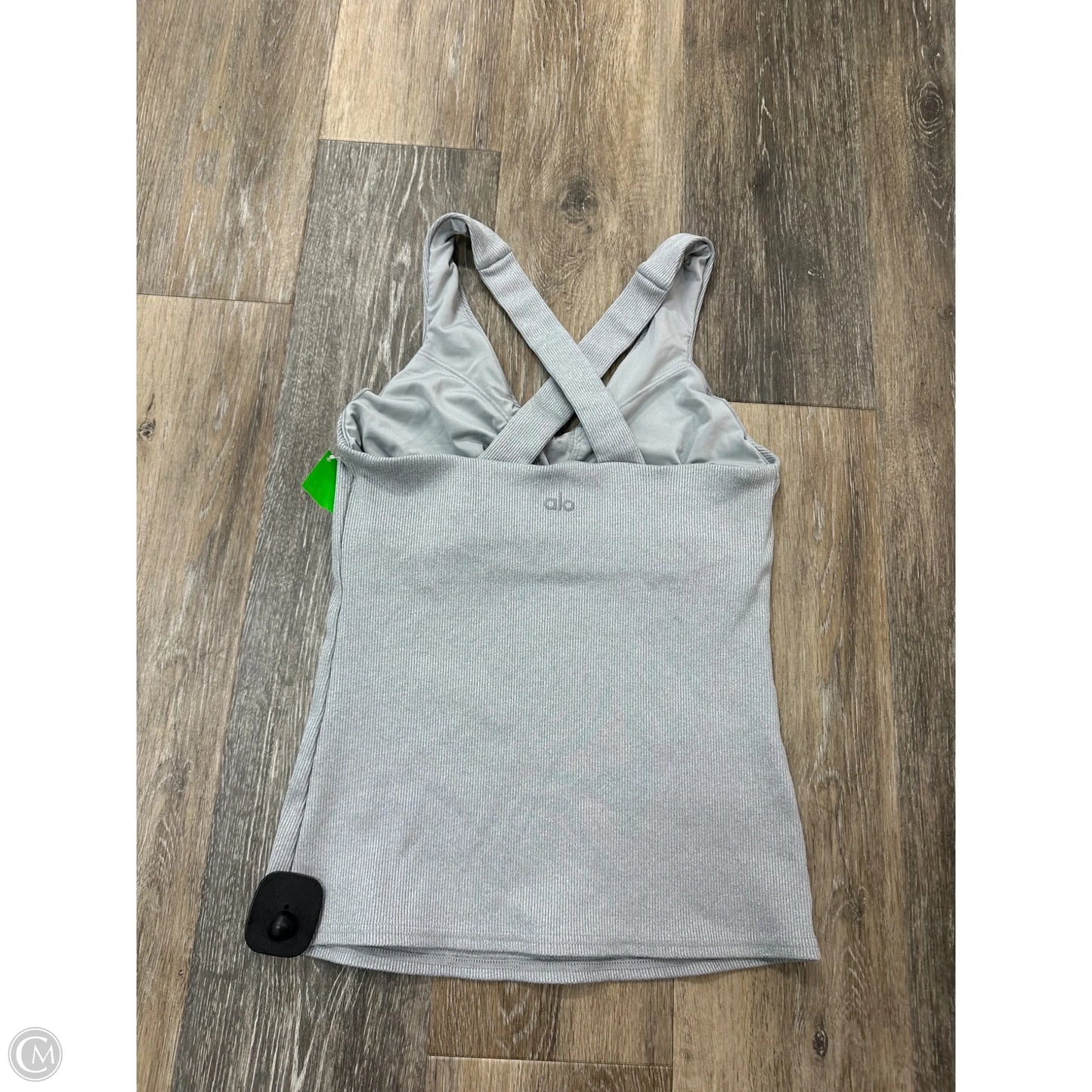 Athletic Tank Top By Alo In Grey, Size: M