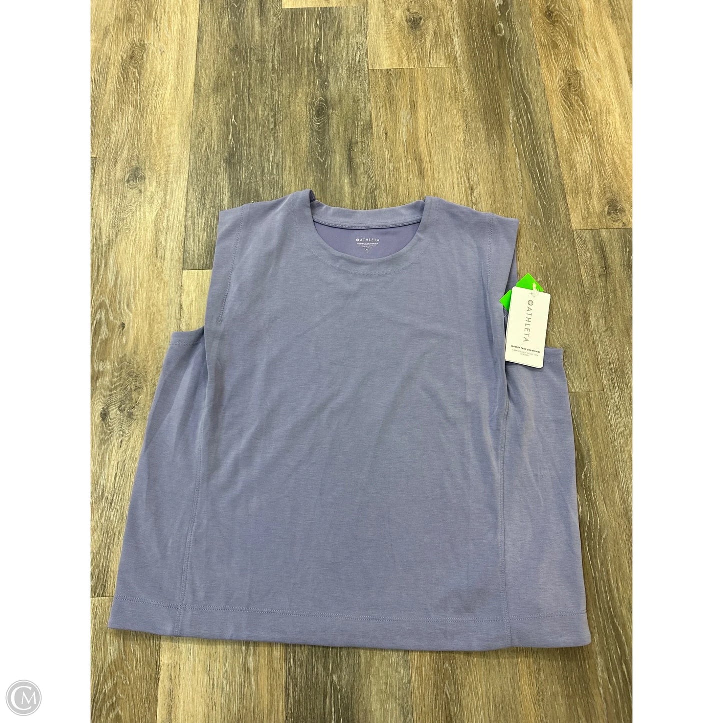 Athletic Top Short Sleeve By Athleta In Purple, Size: Xl