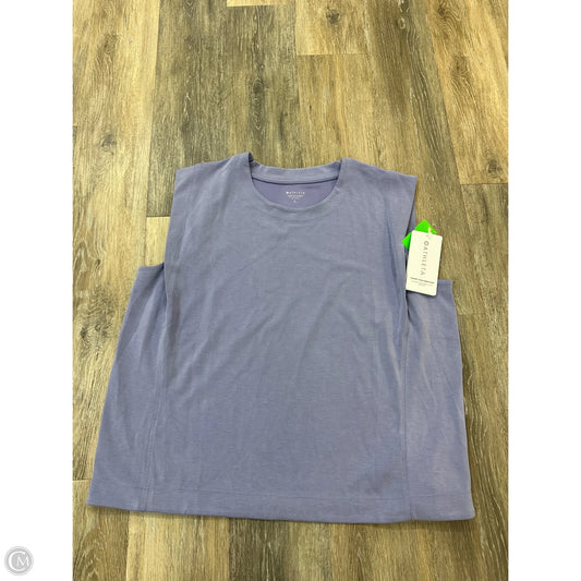 Athletic Top Short Sleeve By Athleta In Purple, Size: Xl