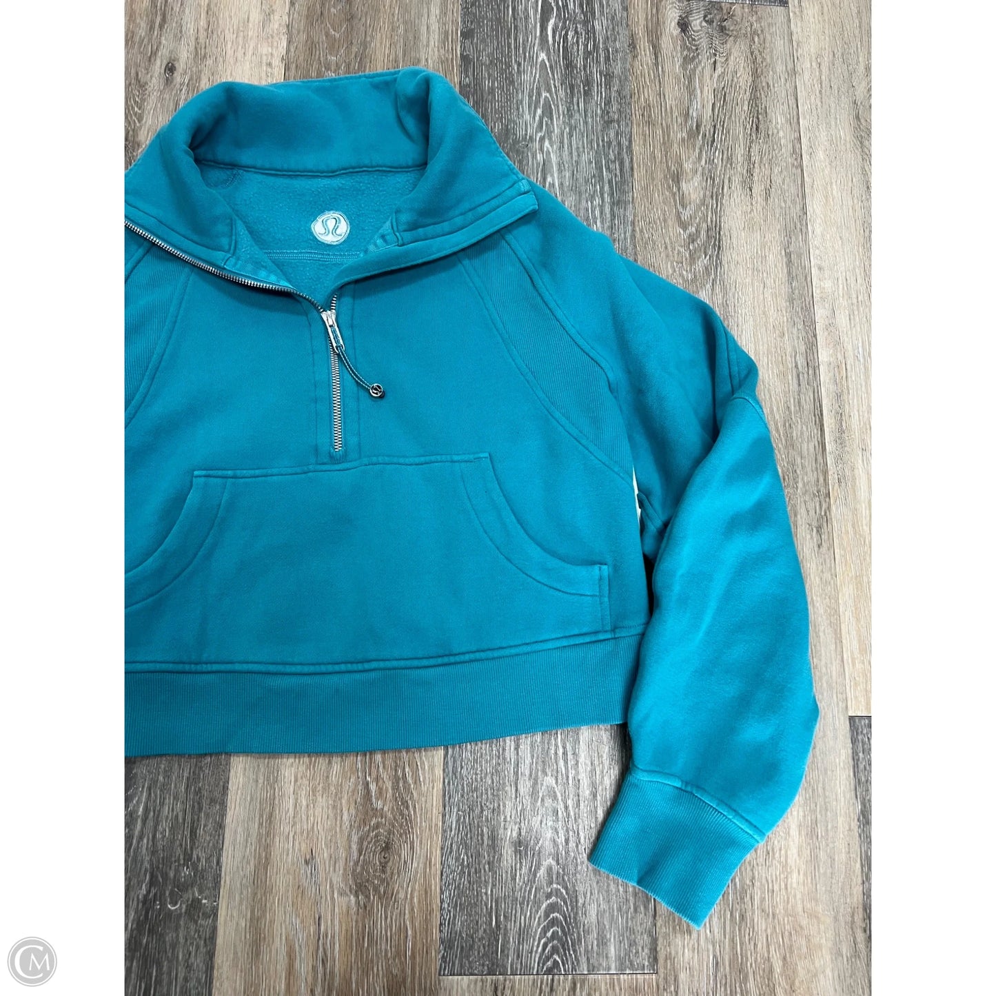 Athletic Sweatshirt Collar By Lululemon In Blue, Size: Xs
