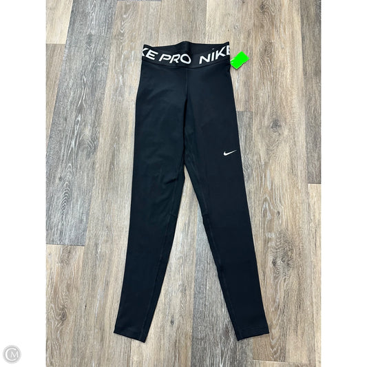 Athletic Leggings By Nike Apparel In Black, Size: Xs