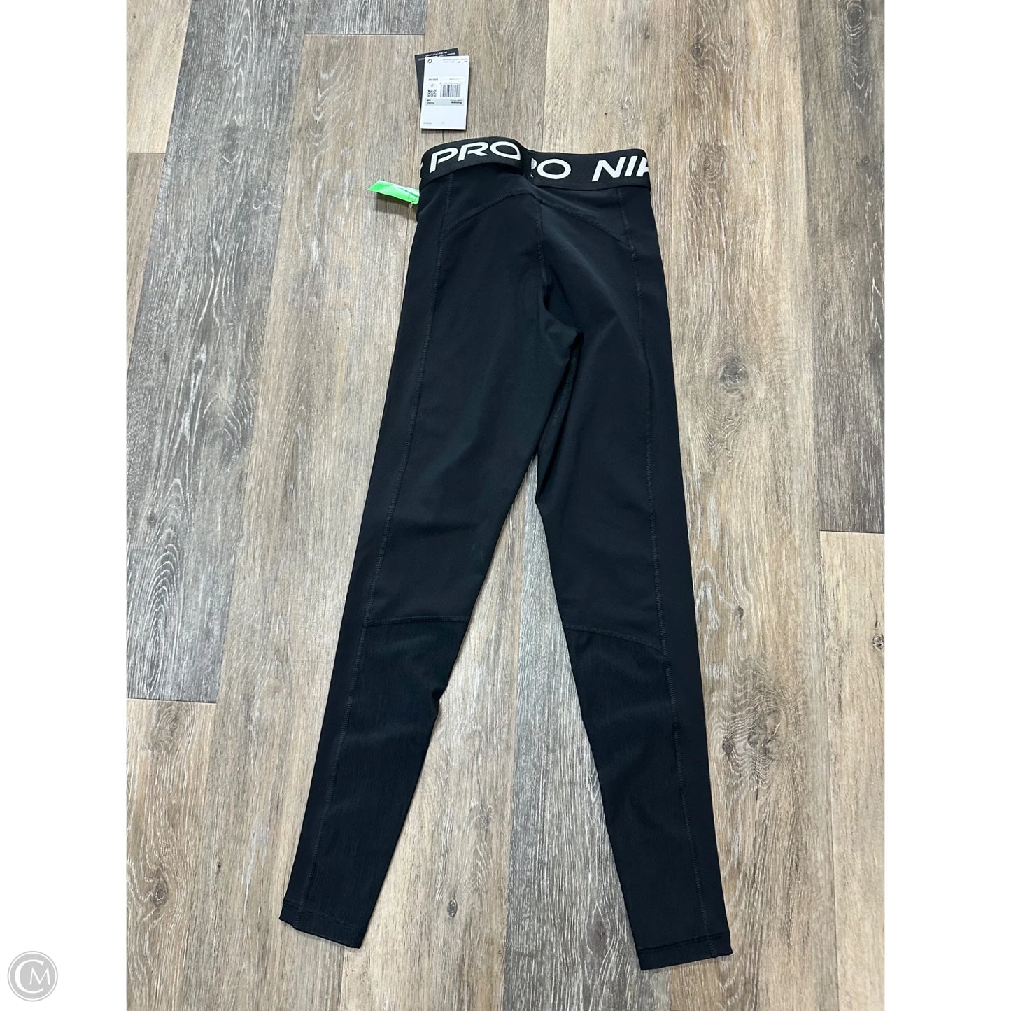 Athletic Leggings By Nike Apparel In Black, Size: Xs