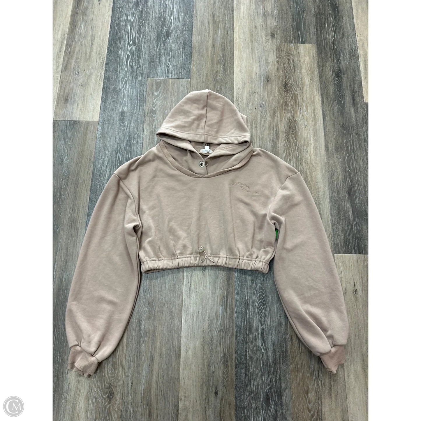 Sweatshirt Hoodie By For Love & Lemons In Brown, Size: M