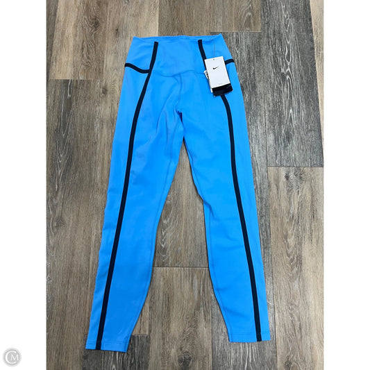 Athletic Leggings By Nike Apparel In Blue, Size: S
