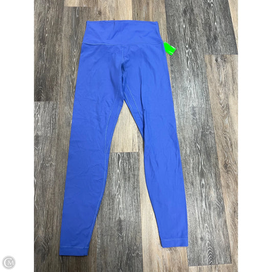 Athletic Leggings By Lululemon In Blue, Size: 8