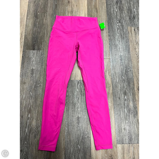 Athletic Leggings By Lululemon In Pink, Size: 8