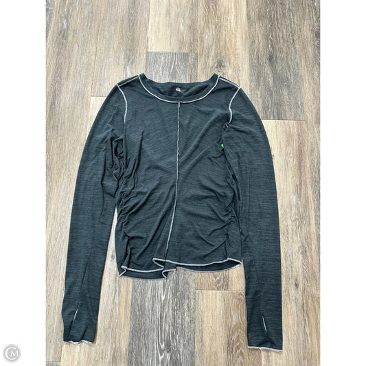 Athletic Top Long Sleeve Crewneck By Free People In Green, Size: S