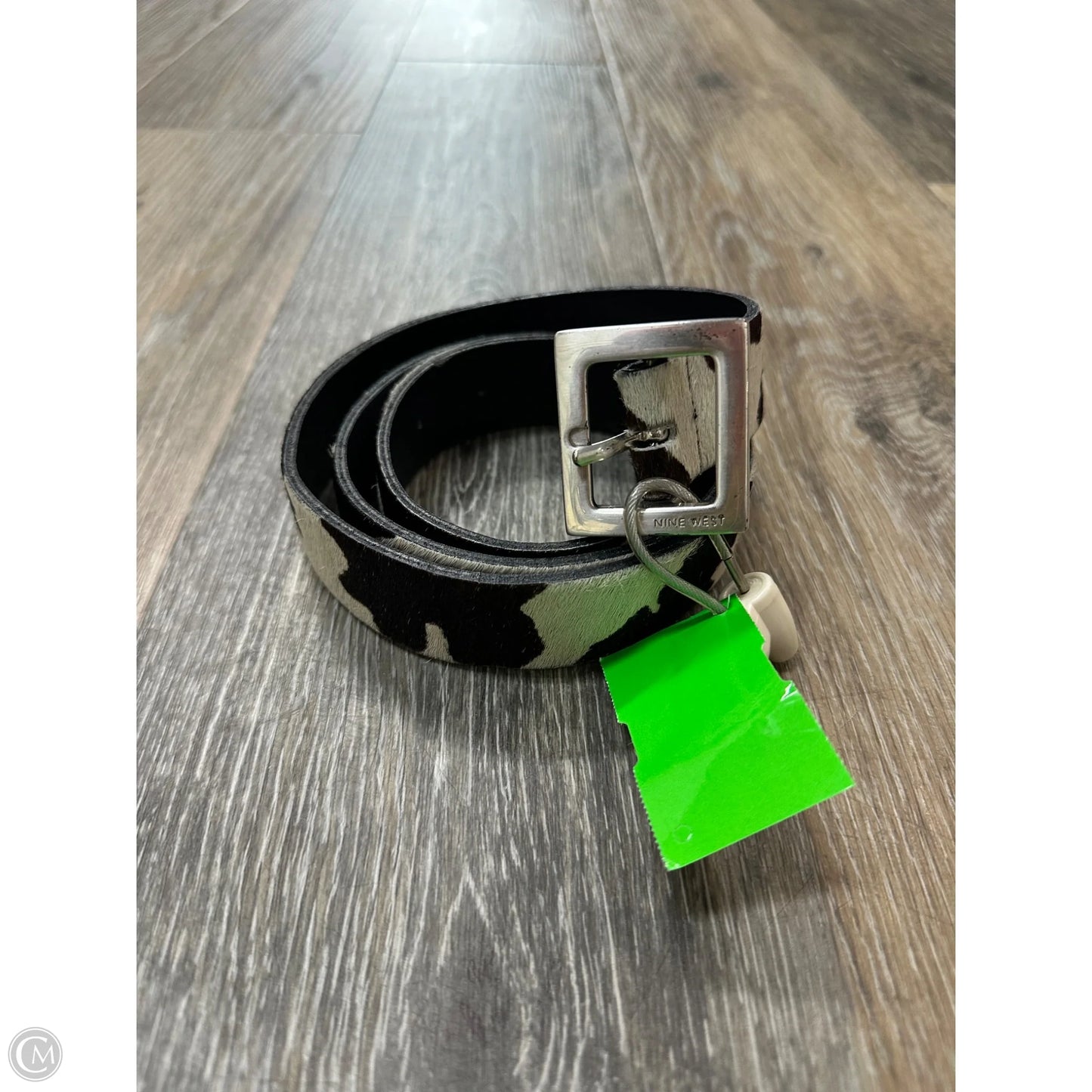 Belt Leather By Nine West, Size: Large