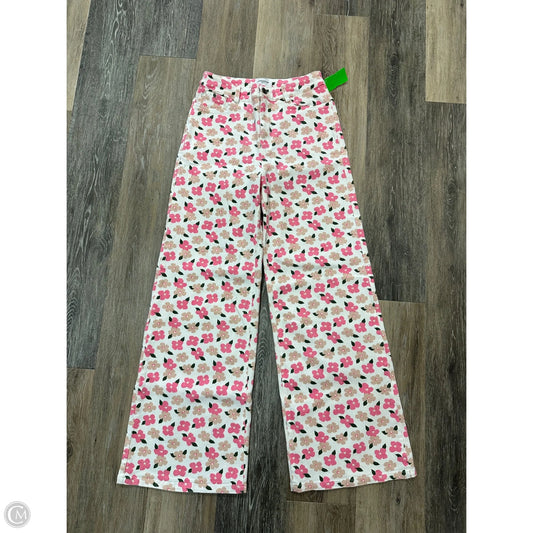 Pants Wide Leg By Anniewear In Floral Print, Size: S