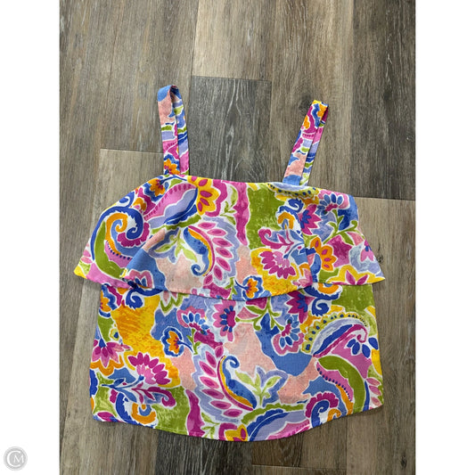 Top Sleeveless By Andthewhy In Multi-colored, Size: S