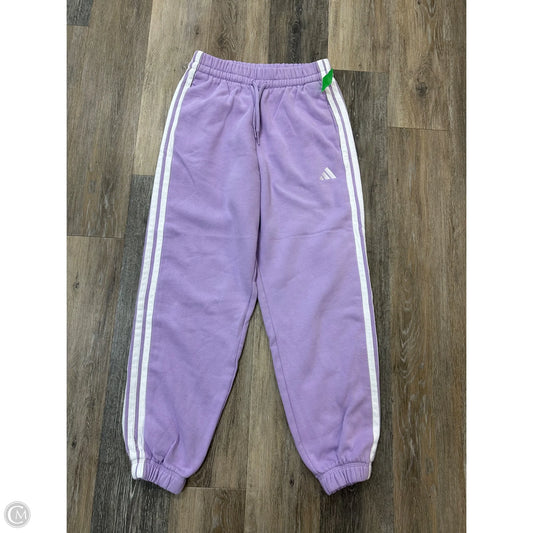 Athletic Pants By Adidas In Purple