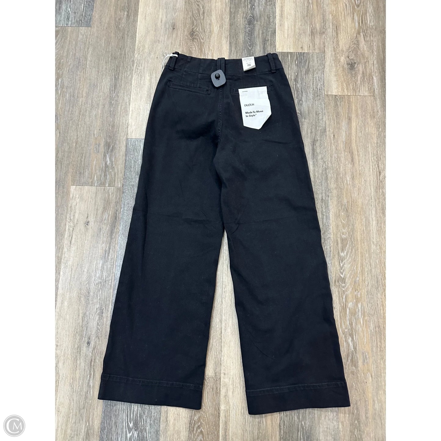 Pants Wide Leg By DU/ER In Black, Size: 6