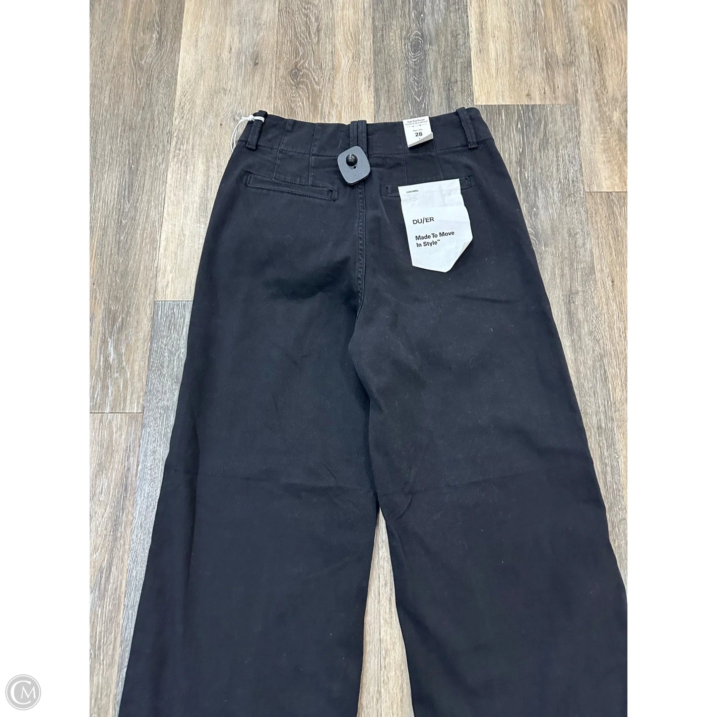 Pants Wide Leg By DU/ER In Black, Size: 6