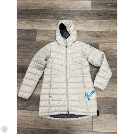 Coat Parka By Columbia In Cream, Size: S