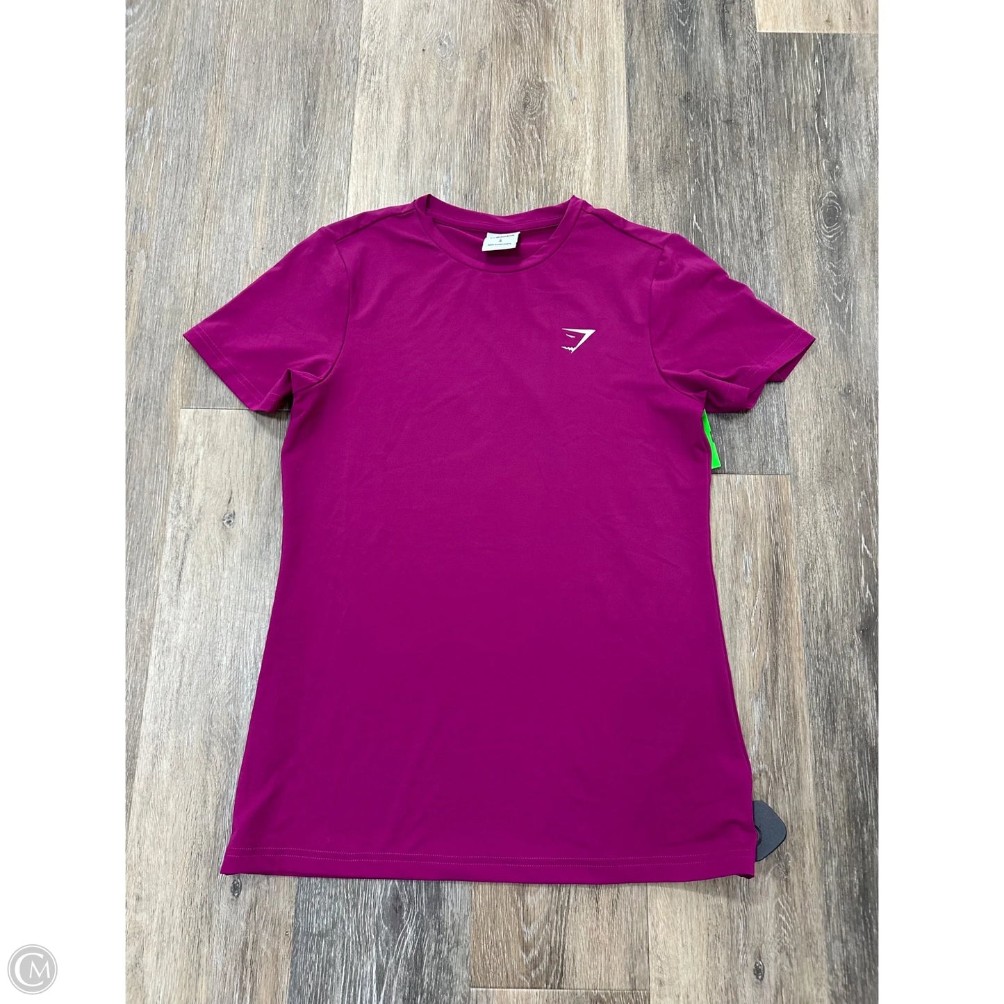 Athletic Top Short Sleeve By Gym Shark In Pink, Size: S