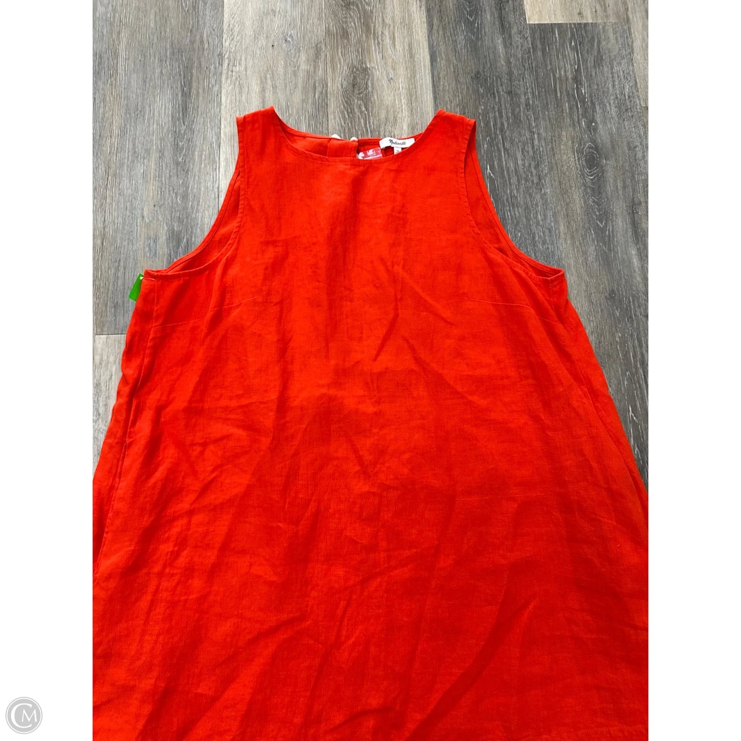 Dress Casual Short By Madewell In Orange, Size: Xl