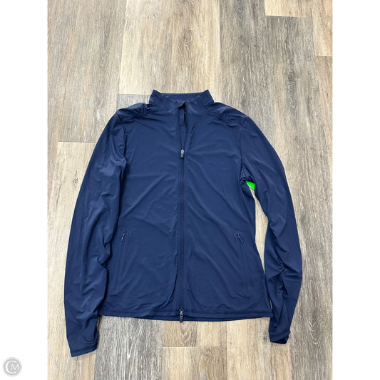 Athletic Jacket By G Force In Blue, Size: S