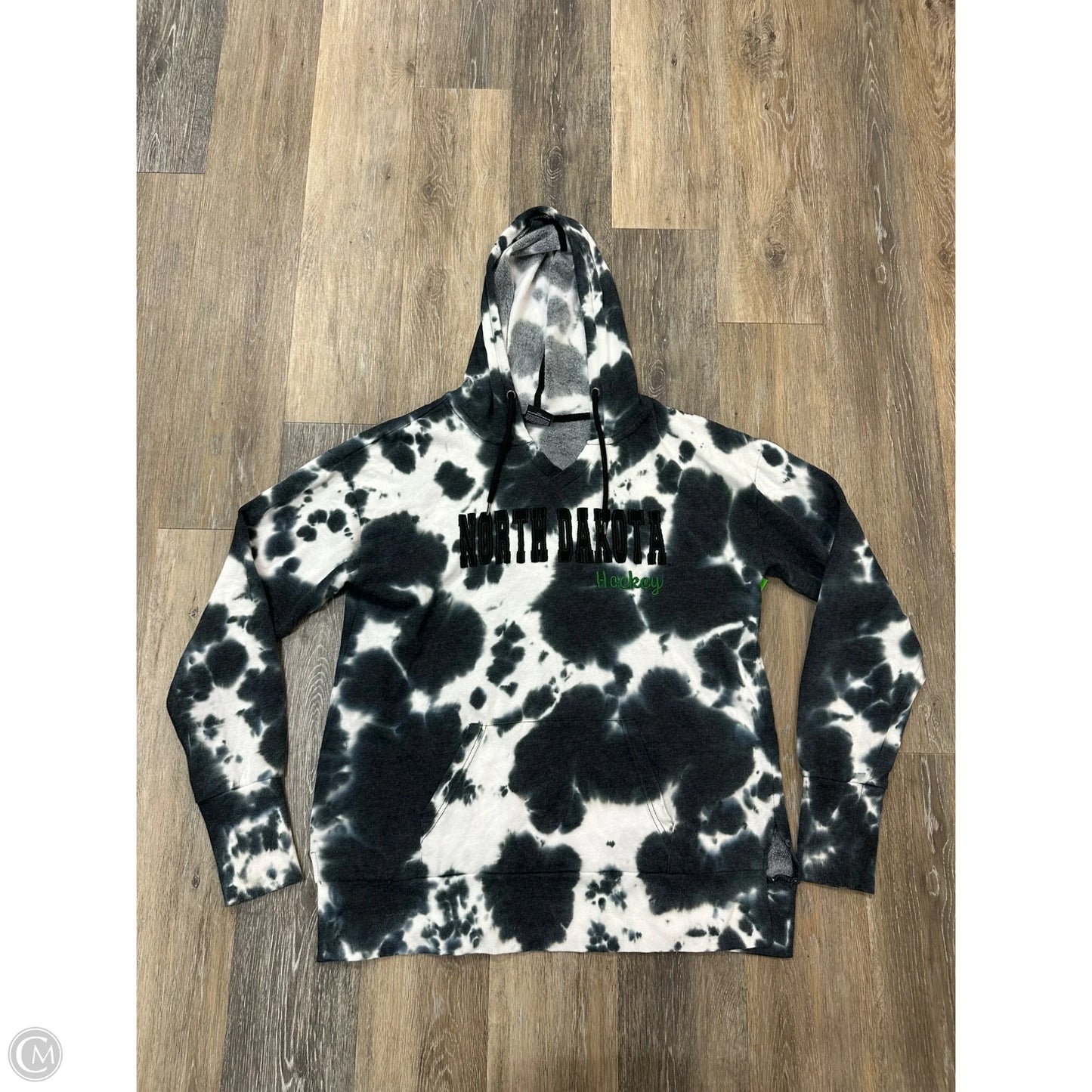 Athletic Sweatshirt Hoodie By Colosseum In Tie Dye Print, Size: L