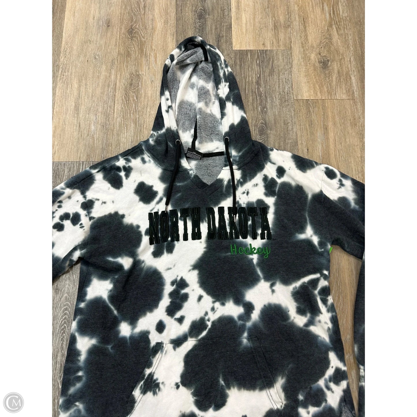 Athletic Sweatshirt Hoodie By Colosseum In Tie Dye Print, Size: L