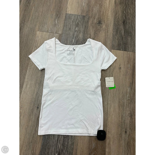 Top Short Sleeve By Free People In White, Size: M
