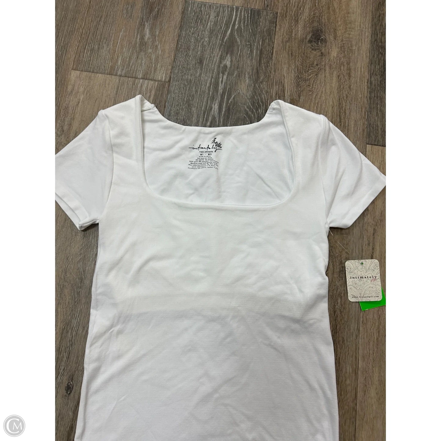 Top Short Sleeve By Free People In White, Size: M