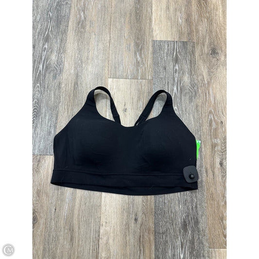 Athletic Bra By Athleta In Black, Size: Xl