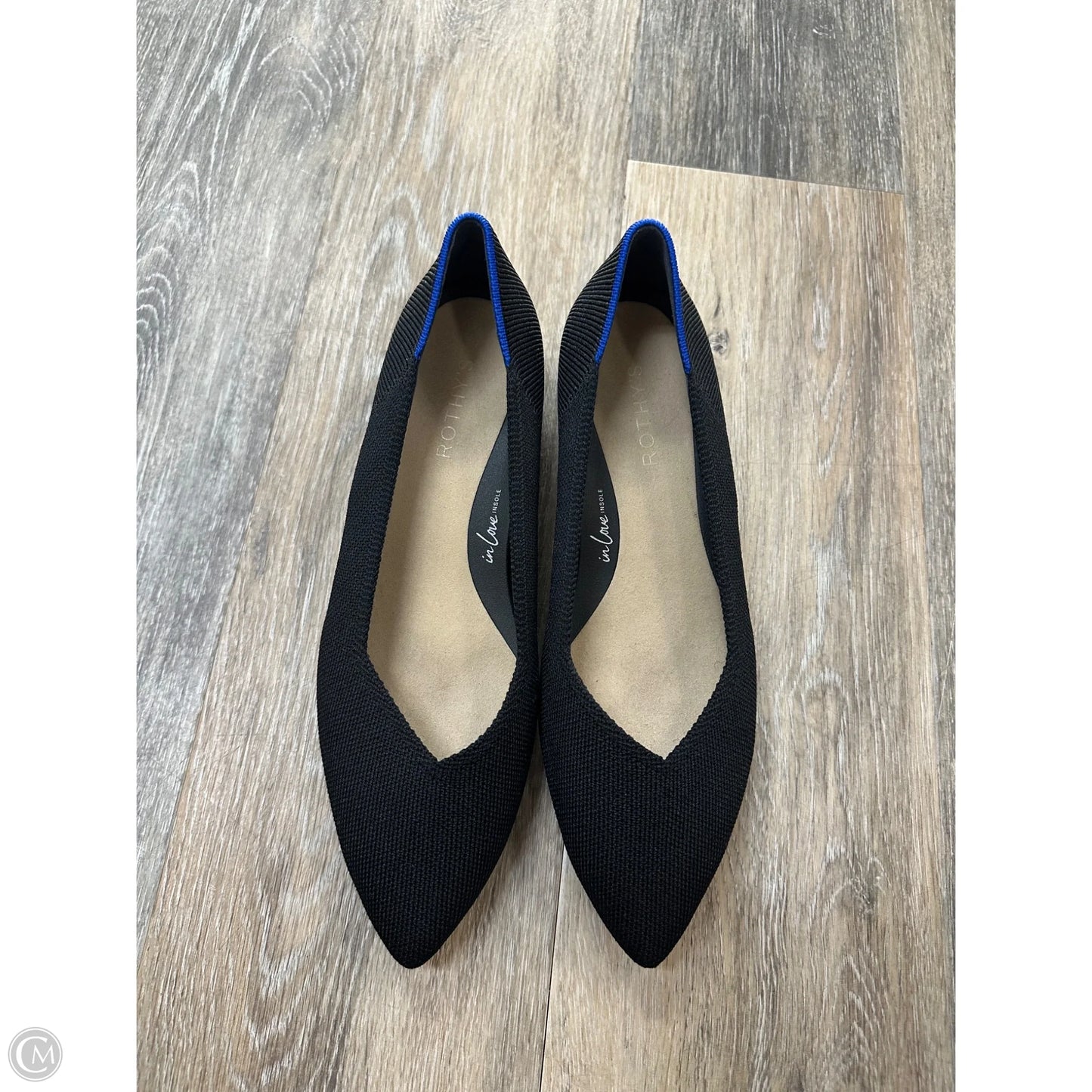 Shoes Flats By Rothys In Black, Size: 8.5