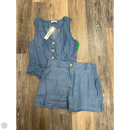 Shorts Set By The Workshop In Blue, Size: M