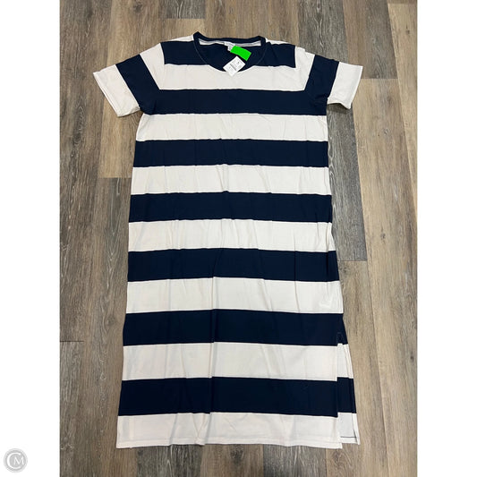 Dress Casual Maxi By J. Crew In Striped Pattern, Size: Xl