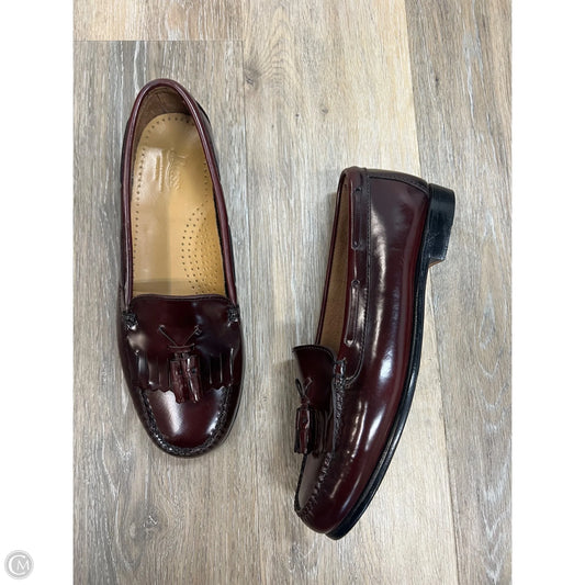 Shoes Flats By Gh Bass And Co x WEEJUNS In Maroon, Size: 8.5