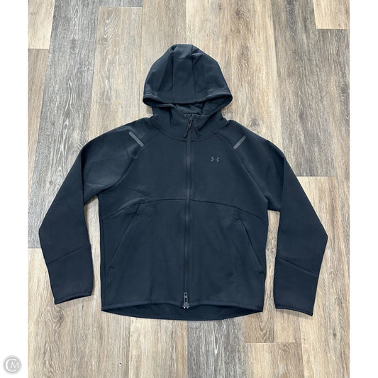 Athletic Sweatshirt Hoodie By Under Armour In Black, Size: Xs