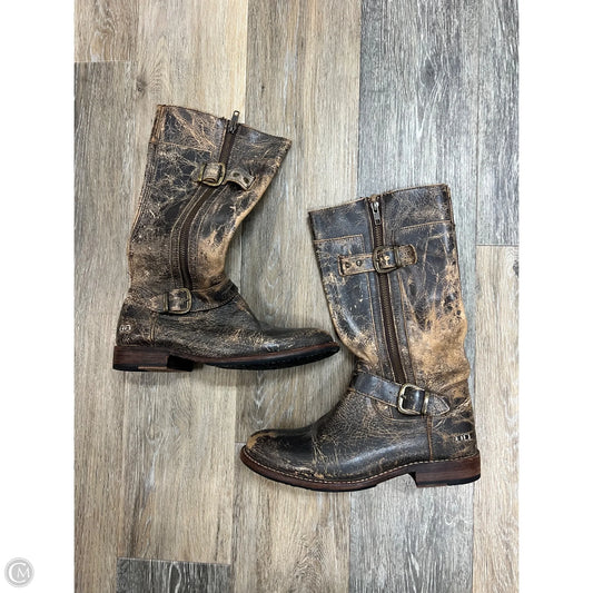 Boots Leather By Bed Stu In Brown, Size: 9
