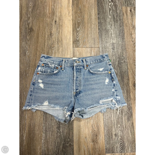Shorts Designer By Agolde In Blue Denim, Size: 1/25