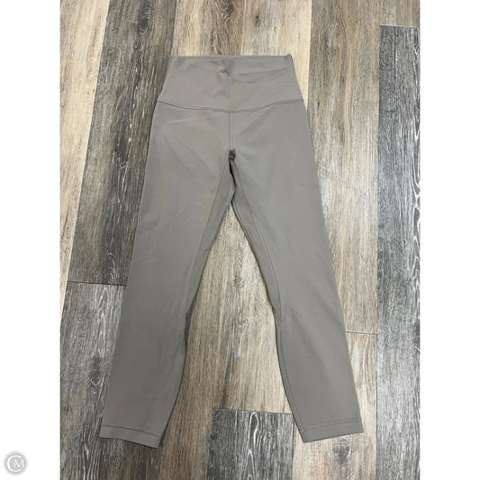 Athletic Leggings By Lululemon In Beige, Size: 4