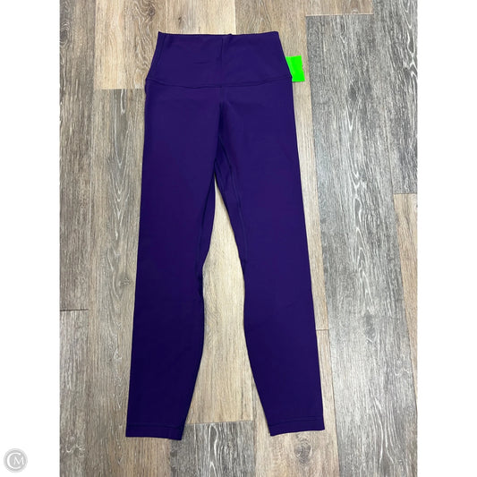Athletic Leggings By Lululemon In Purple, Size: 4