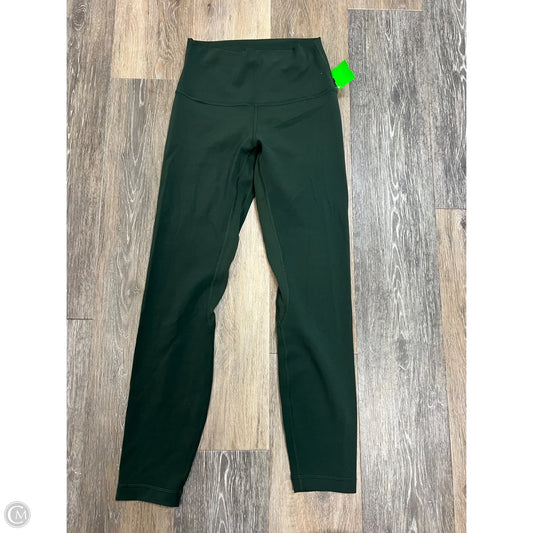 Athletic Leggings By Lululemon In Green, Size: 4